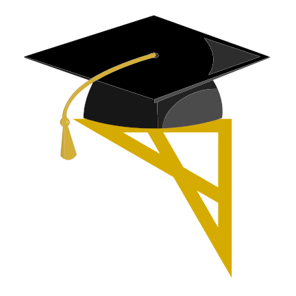 The Digital Research Alliance of Canada logo (a gold triangle with crossed lines) wearing a mortarboard